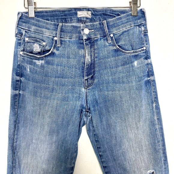Mother The Looker in Graffiti Girl Wash Size 27 - Picture 4 of 11